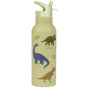 Botella de agua o bebida de acero inoxidable XL: dinosaurios