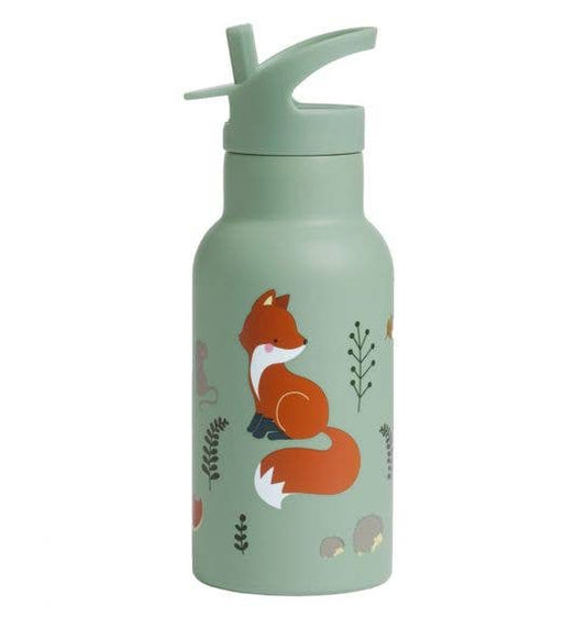 Botella de agua y bebida de acero inoxidable para niños: Forest friends