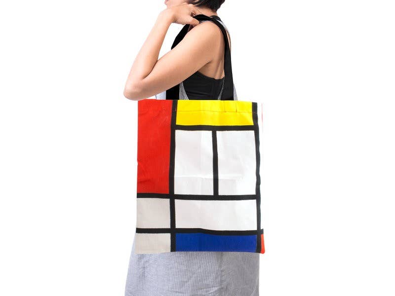 Bolsa de algodón Luxe, Mondrian