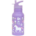 Botella de agua o bebida de acero inoxidable para niños: Unicorn dreams