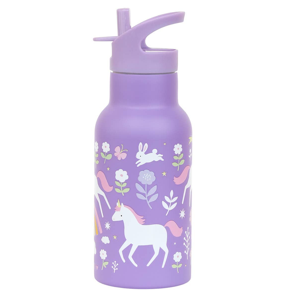 Botella de agua o bebida de acero inoxidable para niños: Unicorn dreams