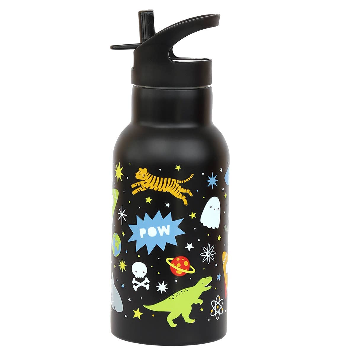 Botella de agua o bebida de acero inoxidable para niños: Galaxy