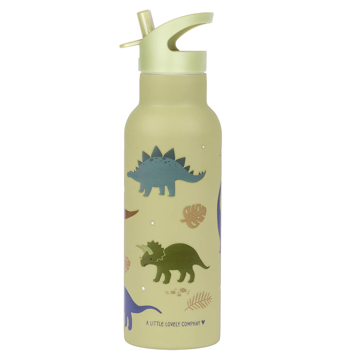 Botella de agua o bebida de acero inoxidable XL: dinosaurios