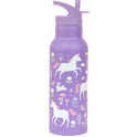 Botella de agua o bebida de acero inoxidable XL: Unicorn dreams