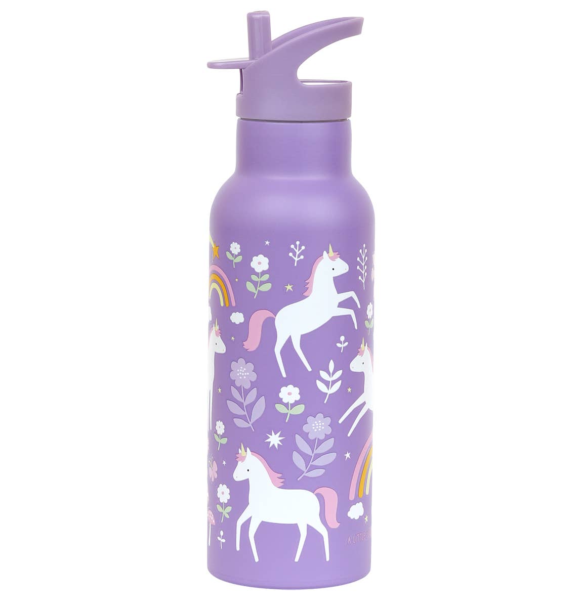 Botella de agua o bebida de acero inoxidable XL: Unicorn dreams