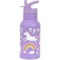 Botella de agua o bebida de acero inoxidable para niños: Unicorn dreams