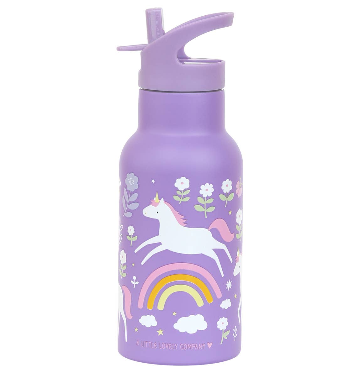 Botella de agua o bebida de acero inoxidable para niños: Unicorn dreams